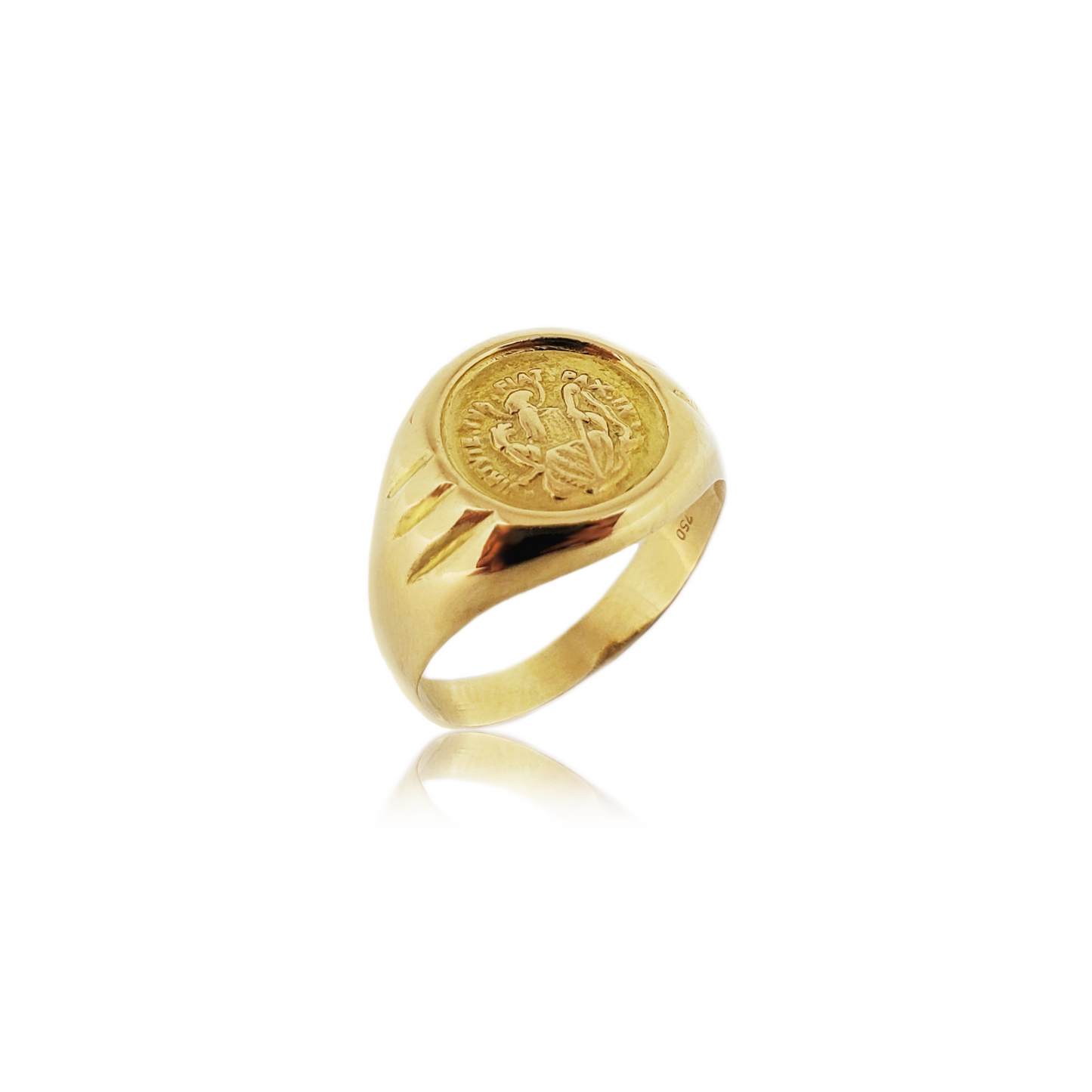 ancient coin ring | 18K gold