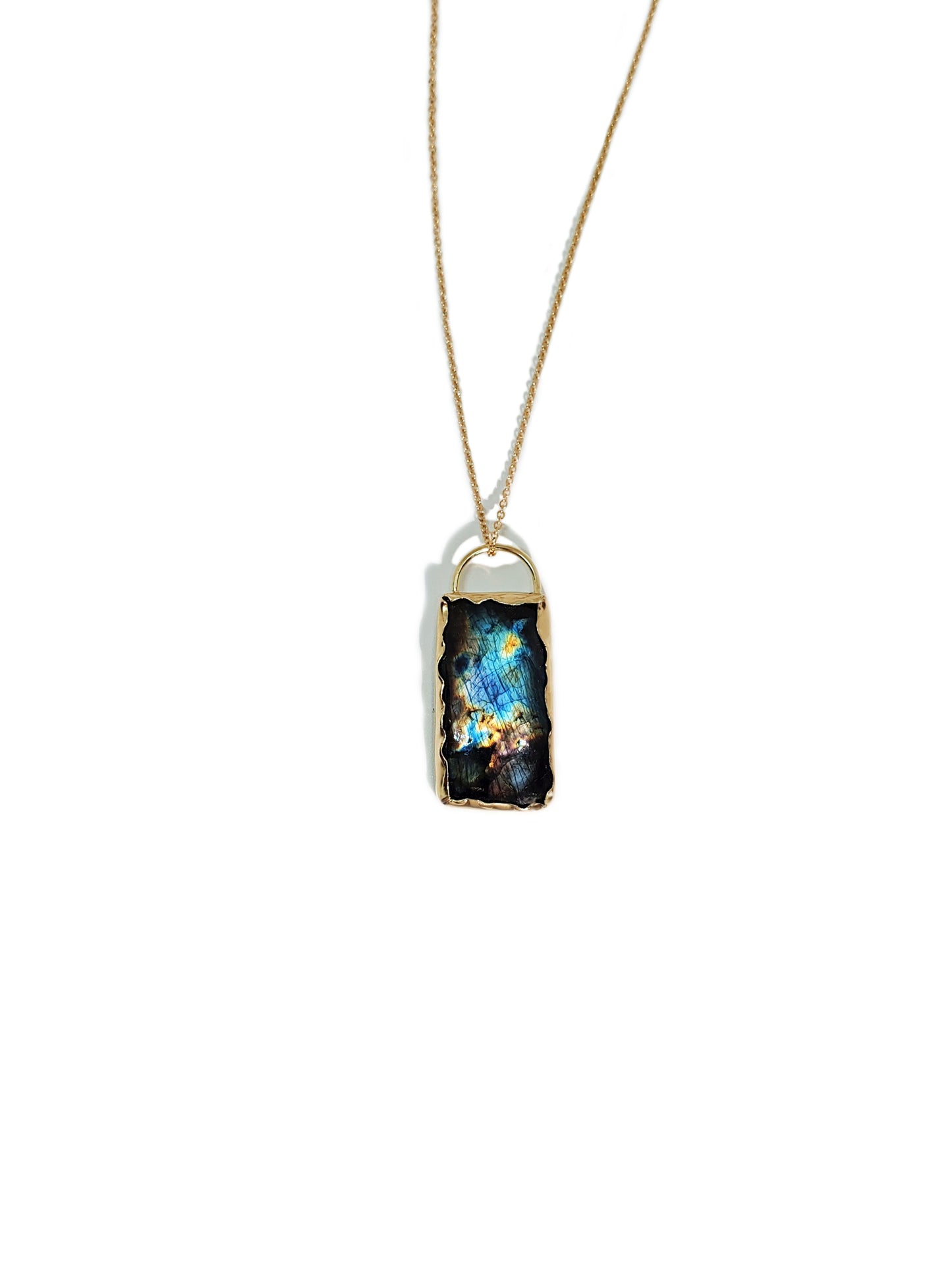 Labradorite Necklace | 18k gold